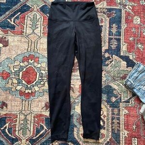 Black camo print leggings.